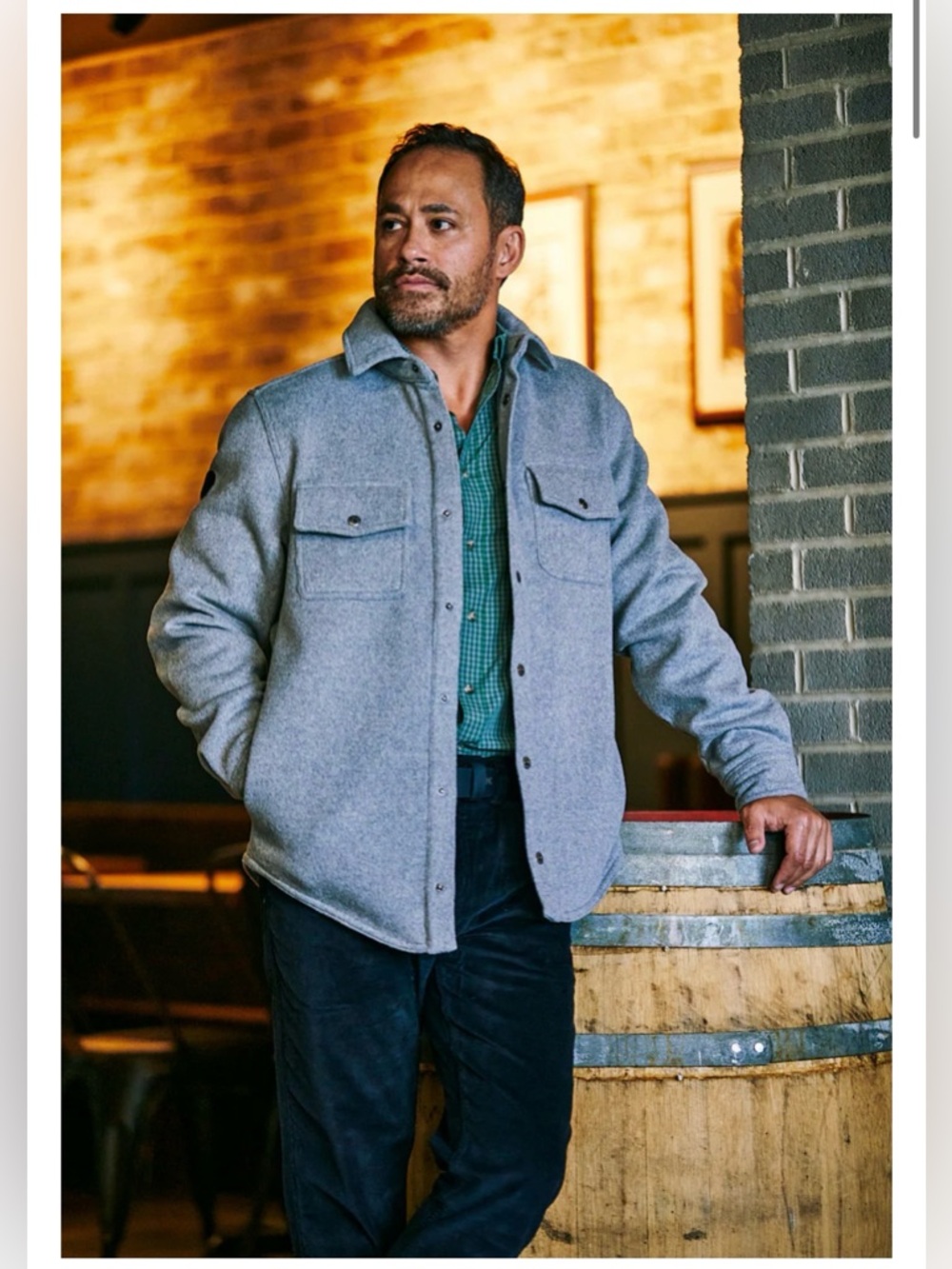 Men's Dover Wool Shirtjac /Jacket
